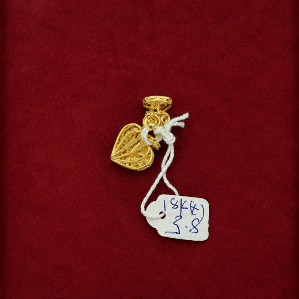 18k Earring & pendant3.8g
