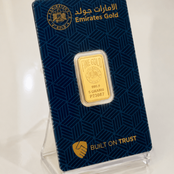 Emirates Gold 5 Gram Fine Gold Bullion Bar