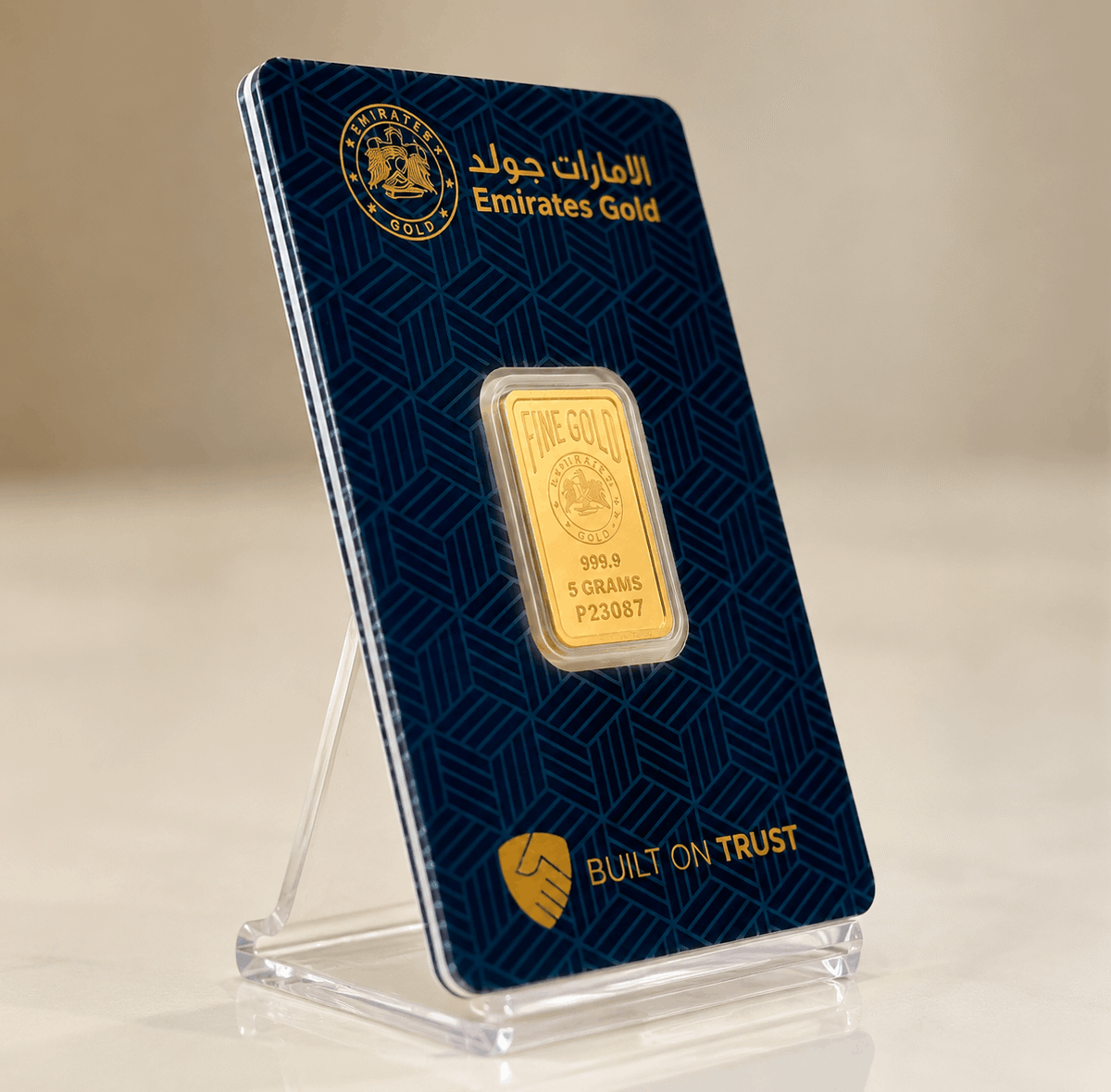Emirates Gold 5 Gram Fine Gold Bullion Bar