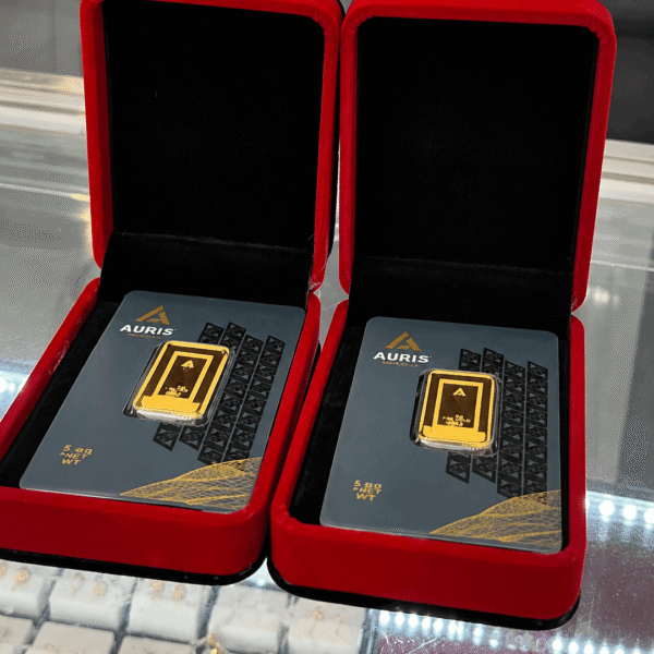 24K pure gold bullion bars 5grams